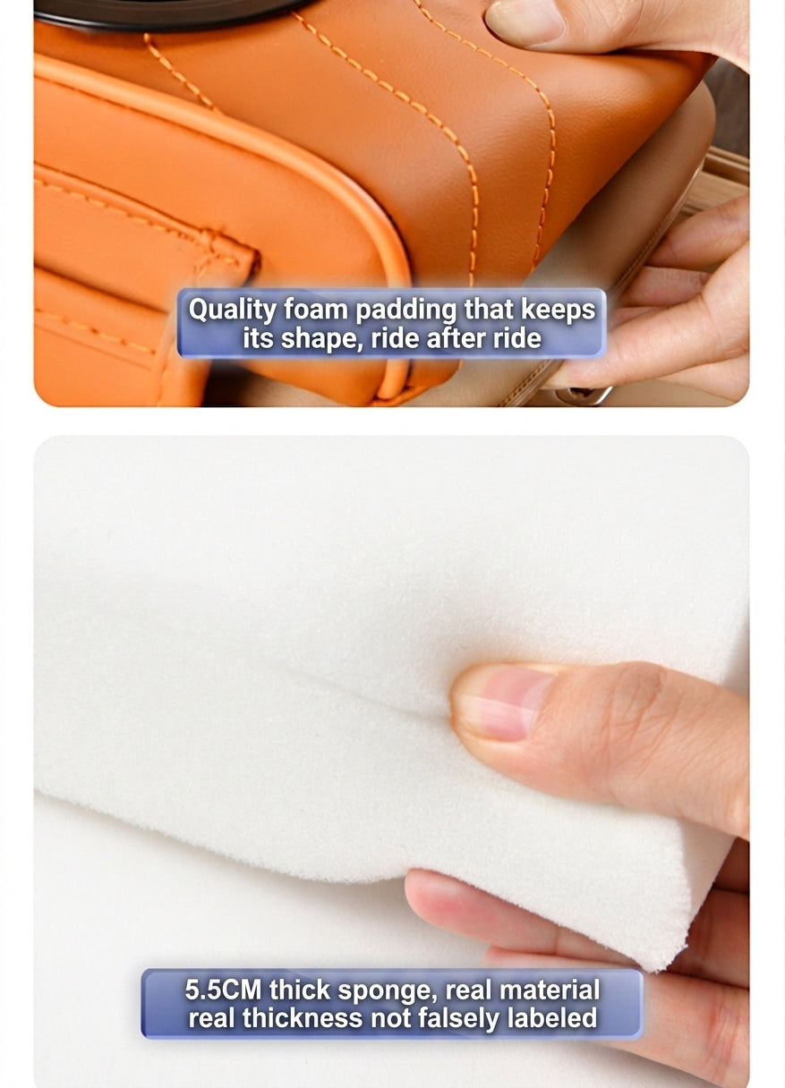 2025 New Central Car Armrest Box Height Pad Cover Protective Cover Double Cup Holder Premium Leather Car Accessories