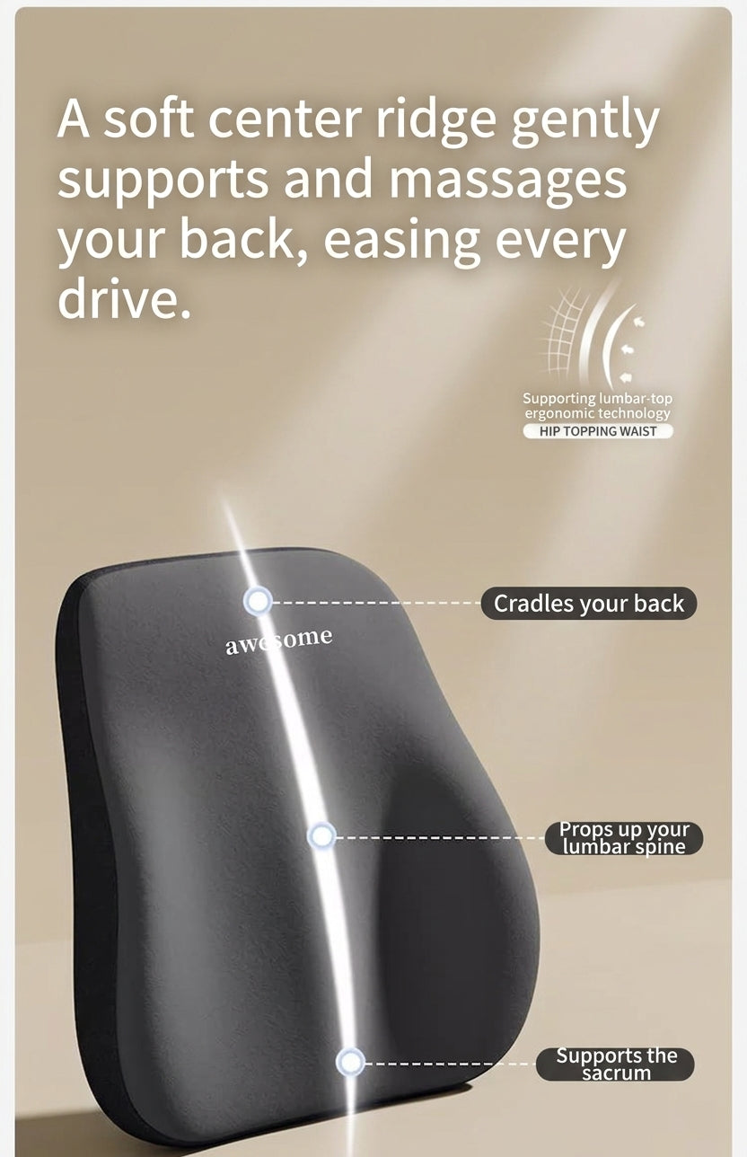 Car headrest, lumbar support, high-quality neck pillow, special pillow in the car, lumbar support, seat backrest, car supplies