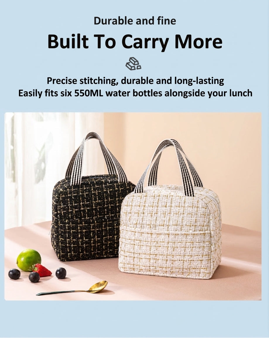 Insulated Lunch Box Bag, Large Capacity