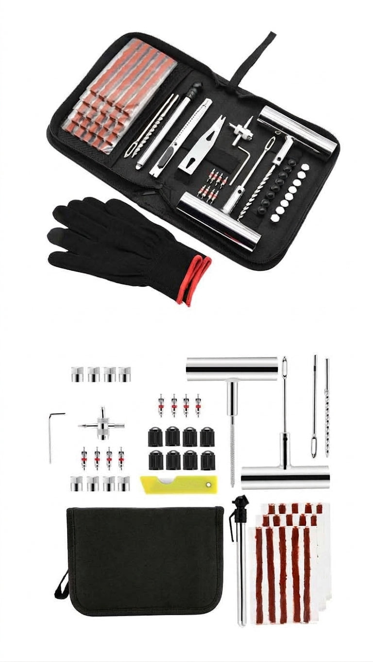 Car Repair Tool Set - Emergency Tire Repair Kit