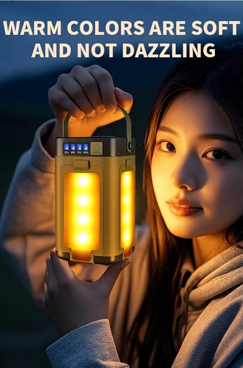 Solar Camping Light with Folding Design