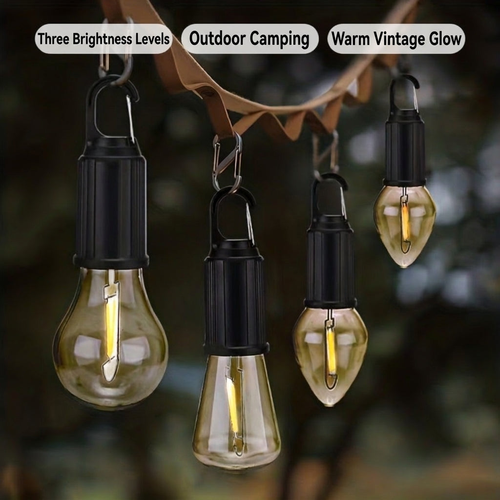 Solar Camping Light with Hook - Rechargeable