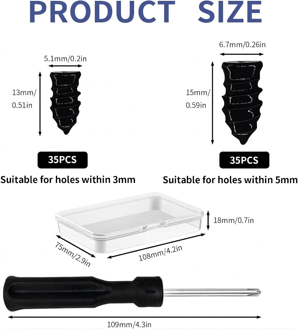 Tire Repair Rubber Nails Kit - Universal Fit