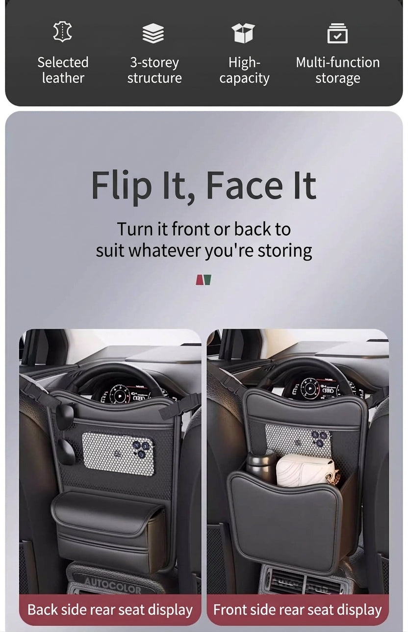 Car middle seat storage, car storage, hanging bag, multi-functional central control bag, car essential supplies in stock