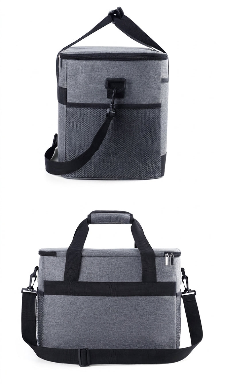Insulated Cooler Bag, Portable Cold Storage