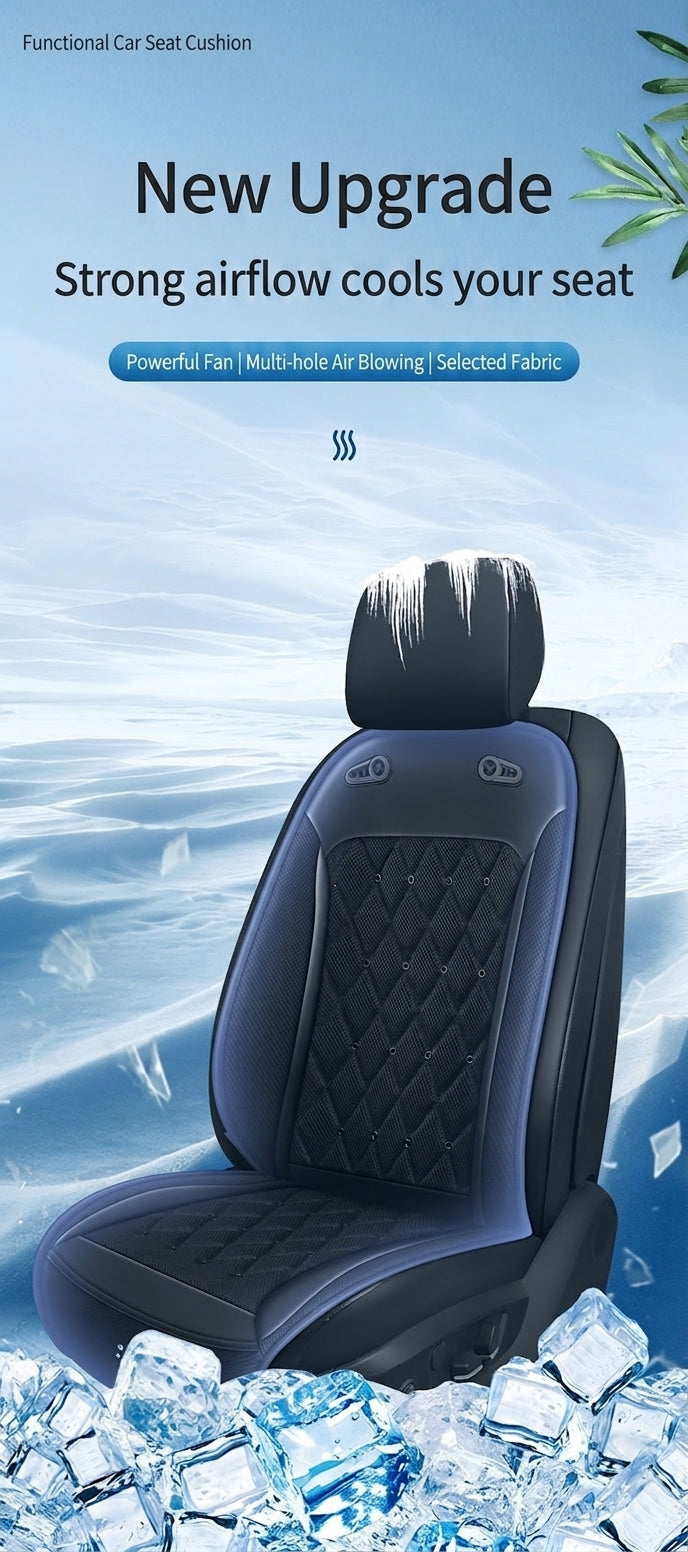 Car seat cushions, summer cooling ventilation seat cushions, 12V and 24V for air blowing, car seat cushion manufacturer OEM customization