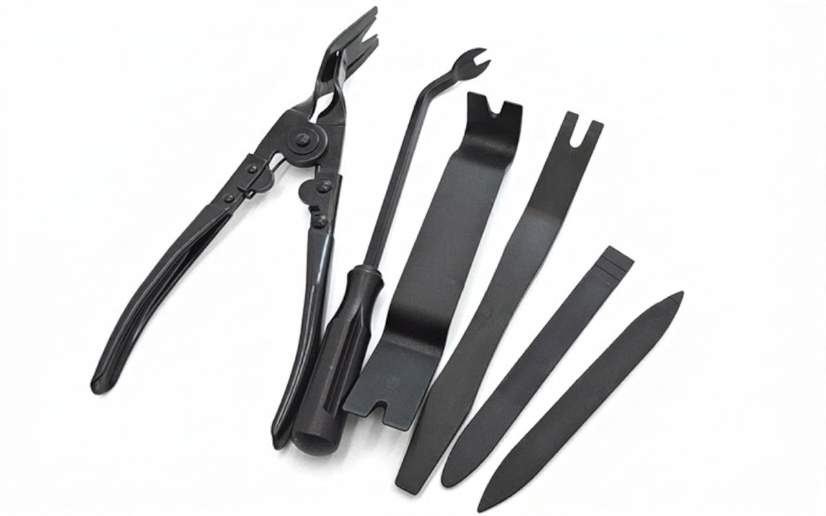 5 pieces, 6 pieces, 7-piece set, car panel car door audio system decoration modification tool, clip screwdriver, pliers, disassembly 3 pieces