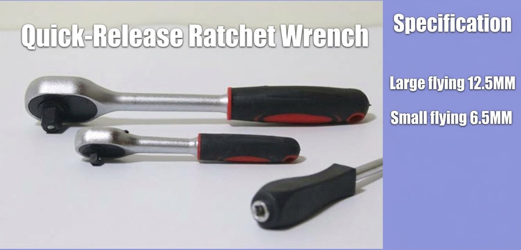 108 socket tool car repair toolbox multi-function large, medium and small flying ratchet wrench set hardware combination