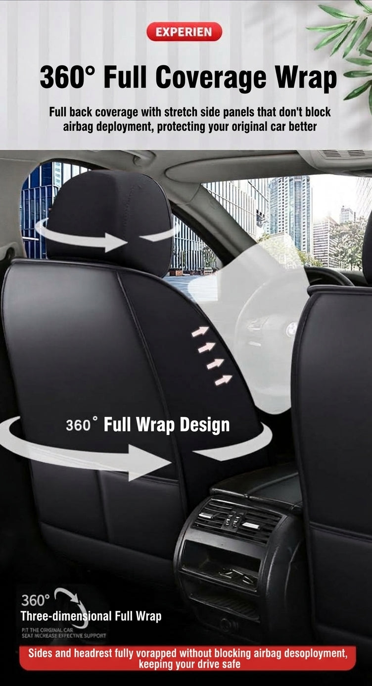 Cross-border foreign trade all-season dedicated seat cover full-coverage car seat cover leather seat cover summer ice silk seat cushion