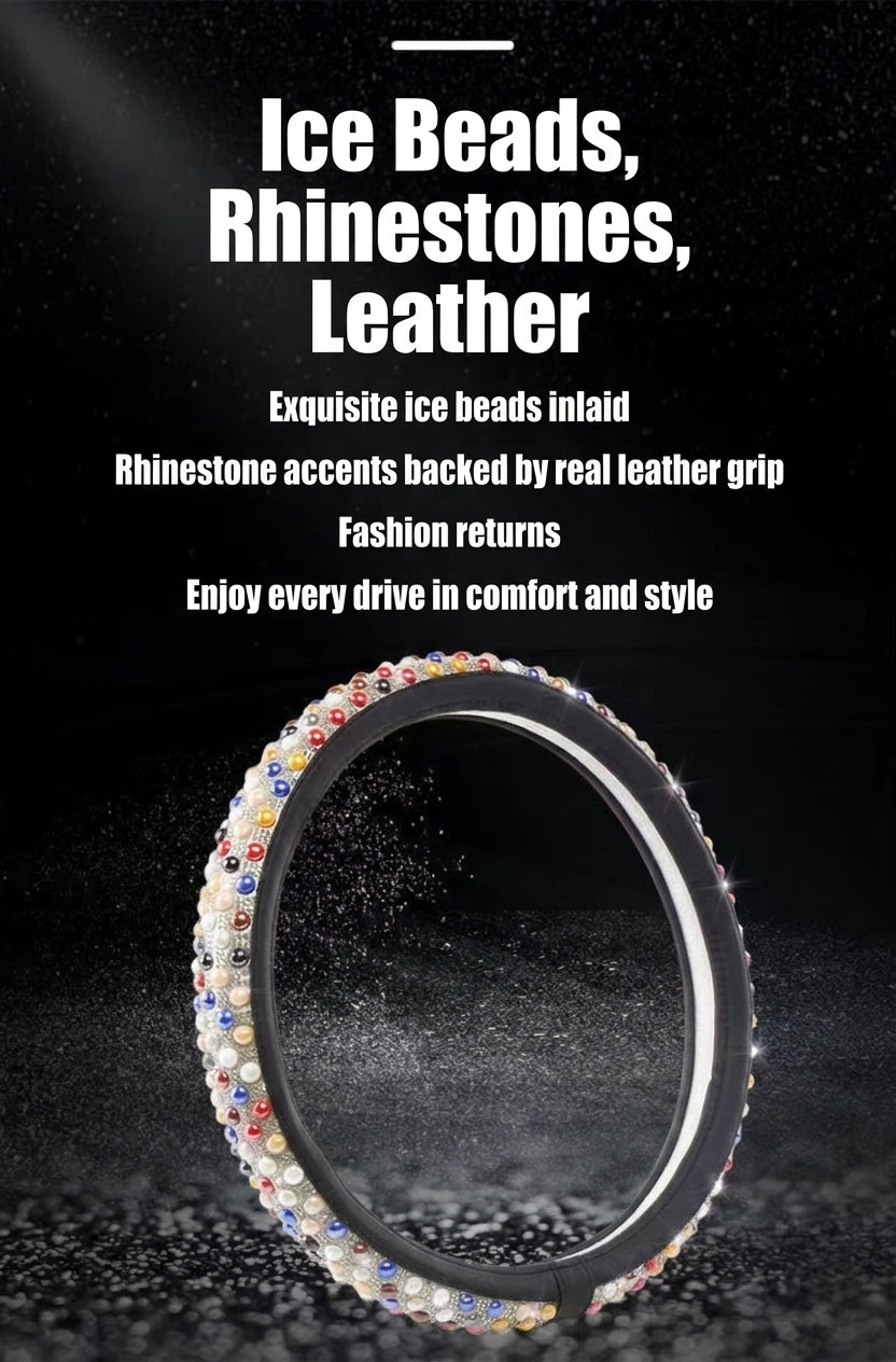 Steering Wheel Cover with Ceramic Ice Beads