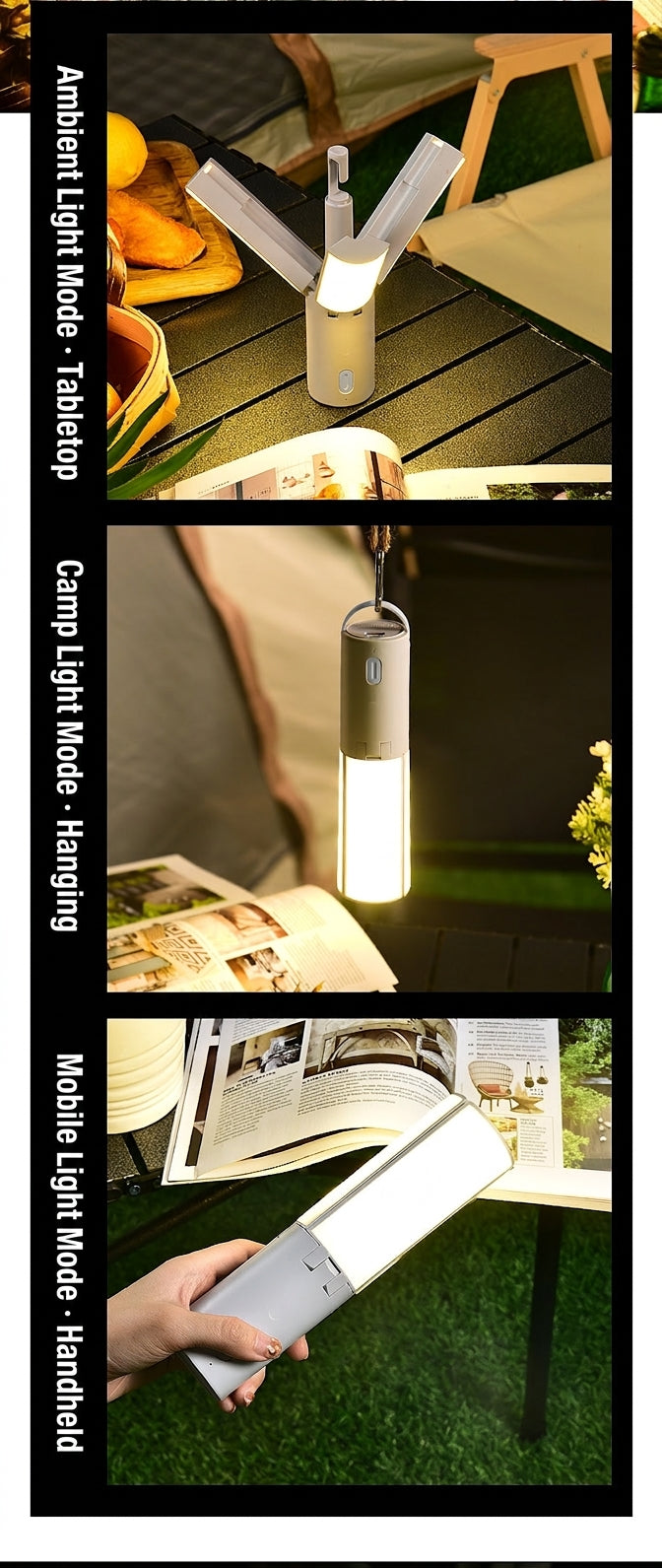Camping Light - Folding Tent Lantern