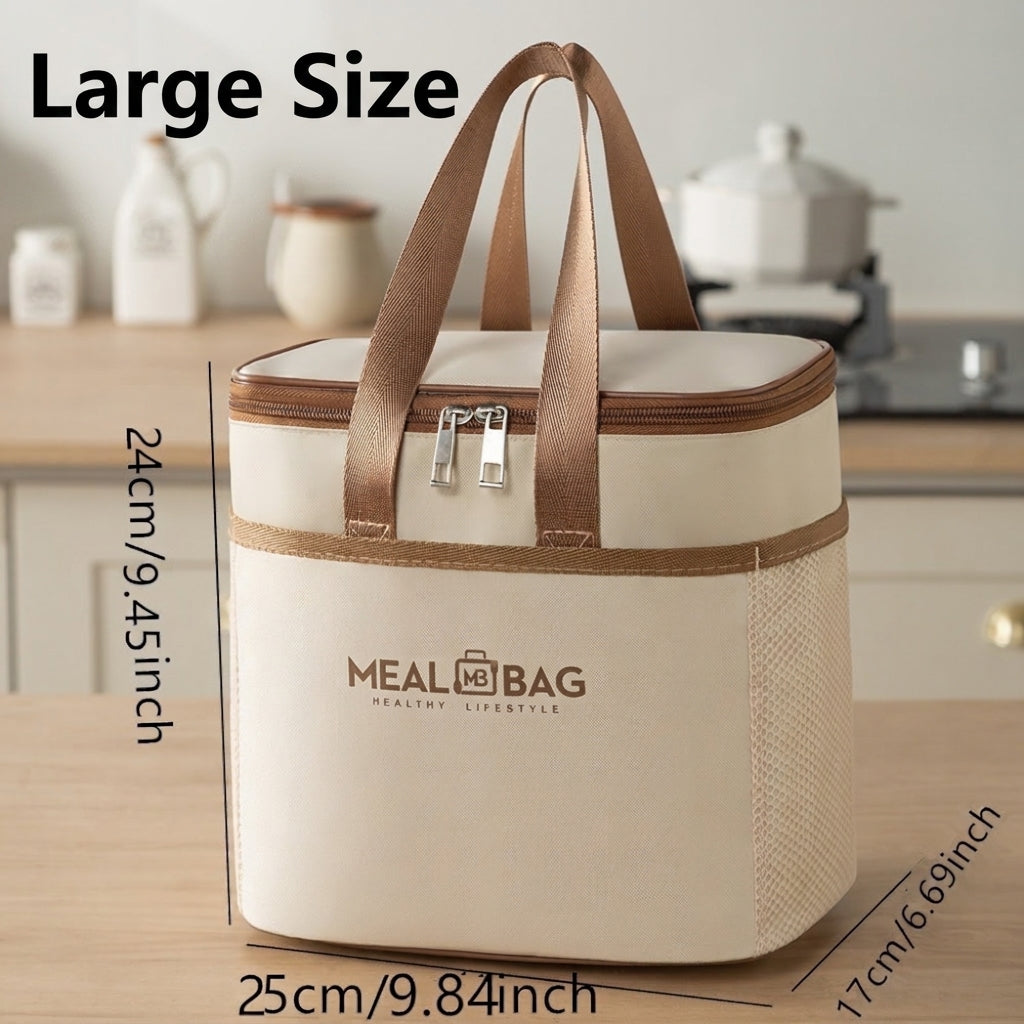 Insulated Lunch Bag, Waterproof Tote