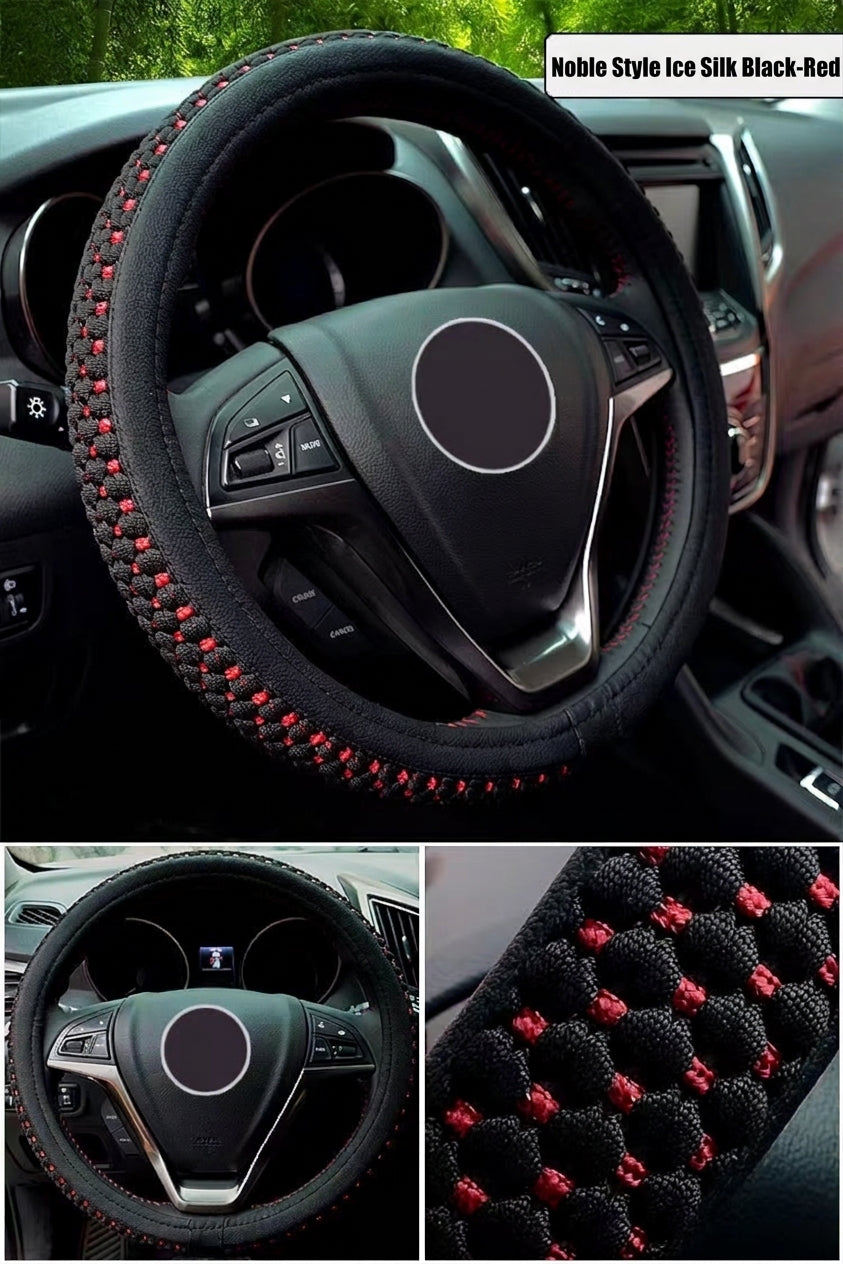 Steering Wheel Cover, Ice Silk, Universal Fit