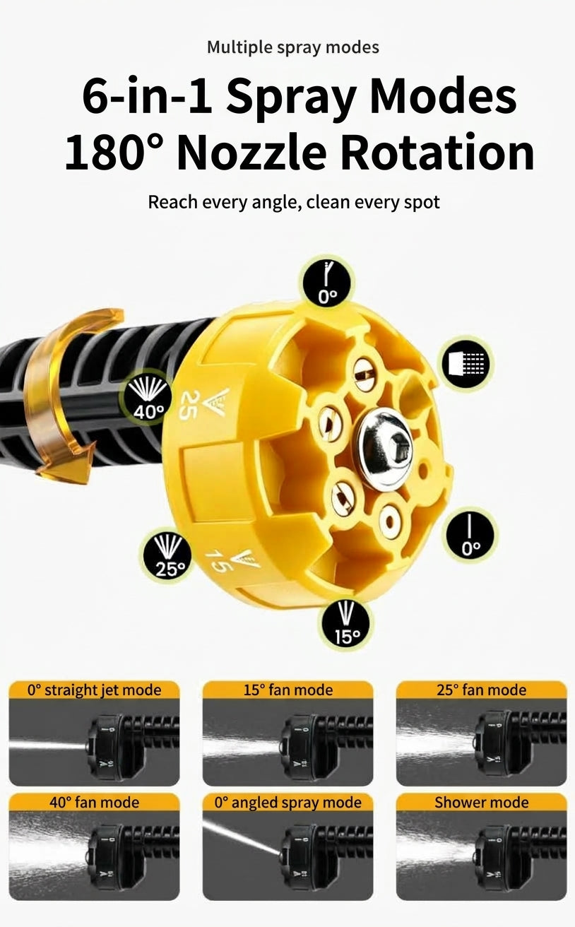 Cross-border lithium battery wireless car wash water nozzle, high-pressure, high-power car wash tool, home portable car tool