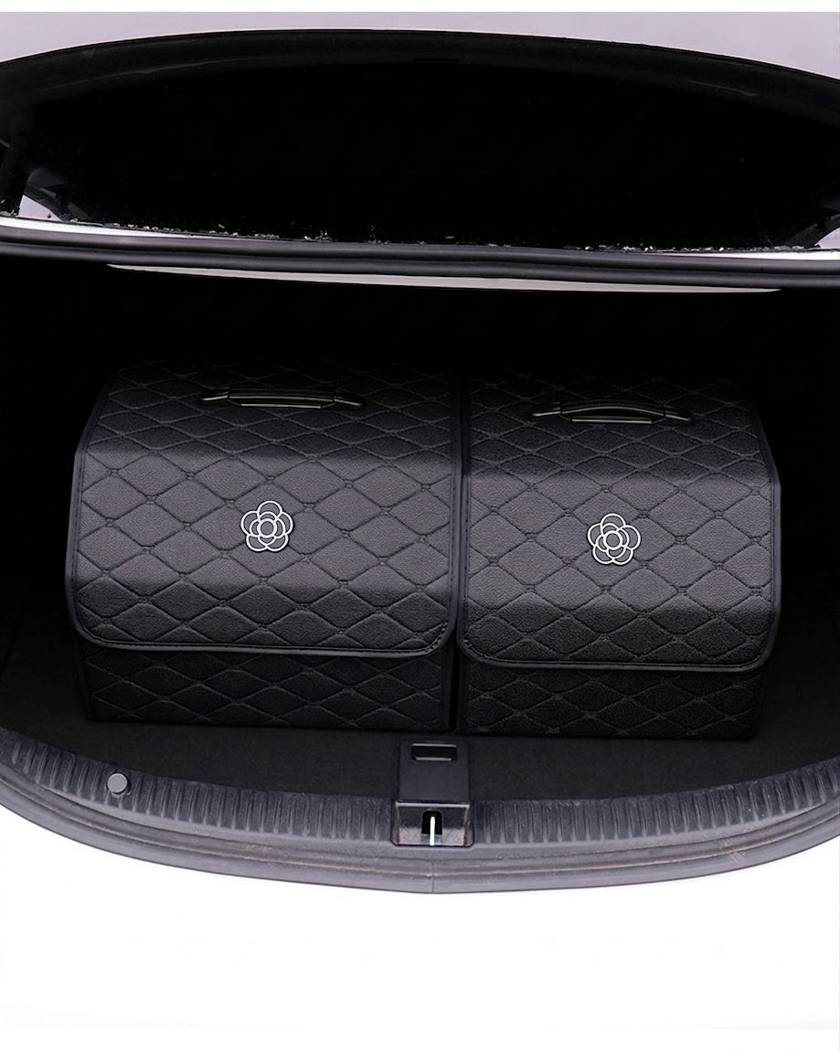 Car trunk storage box, car tail box, camellia car, good things, sorting storage box, multi-functional storage girl