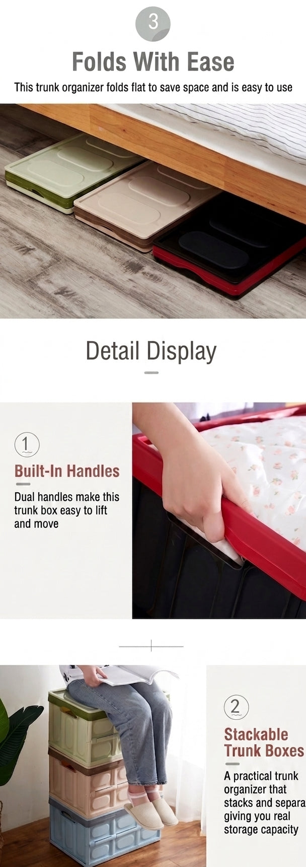 Car trunk folding storage box, car storage box, car trunk organizer box, storage box, portable storage