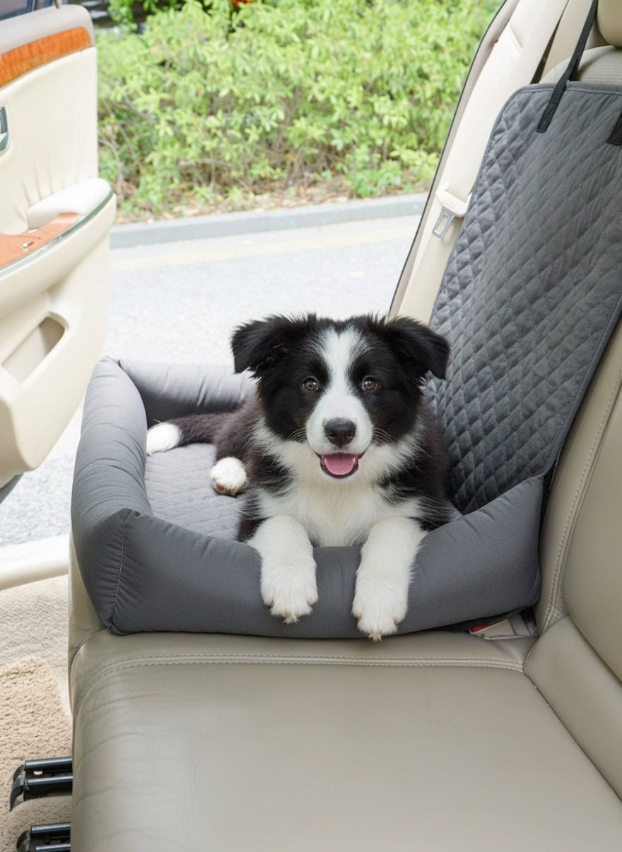 Car pet mat, water-repellent for travel, water-repellent in-car dog bed, Amazon hot-selling car passenger seat pet bed