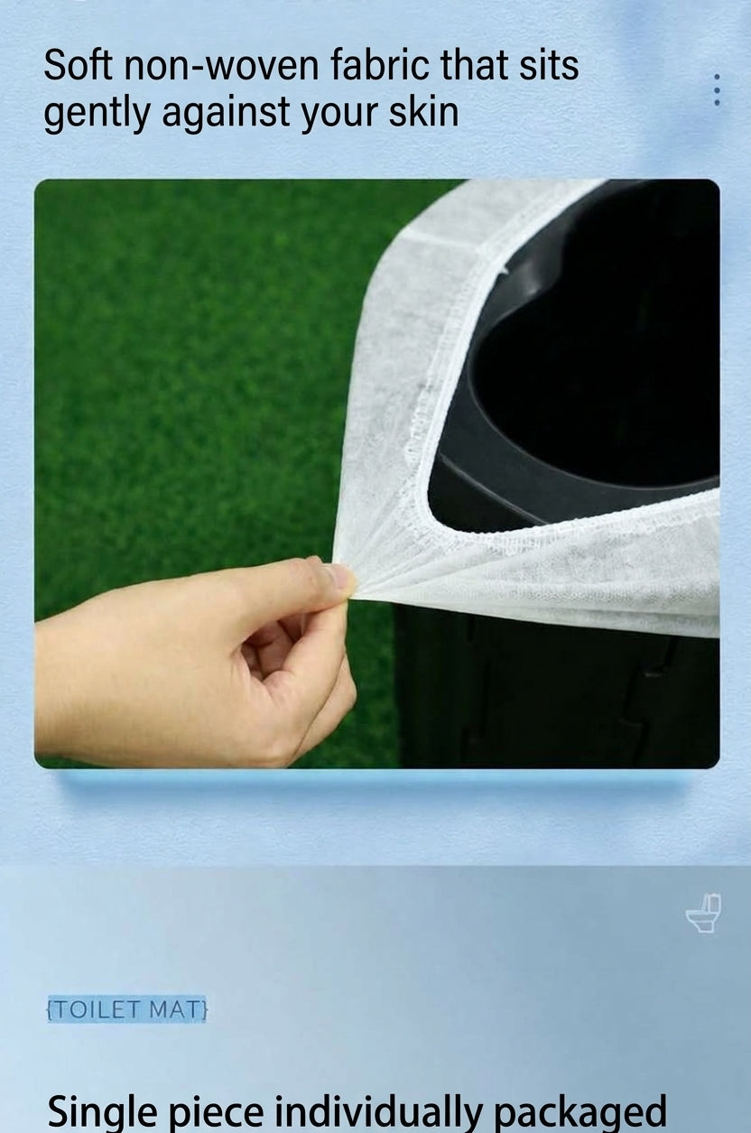 Cross-border English disposable toilet mat, individually packaged, thickened, all-season portable travel hotel seat mat