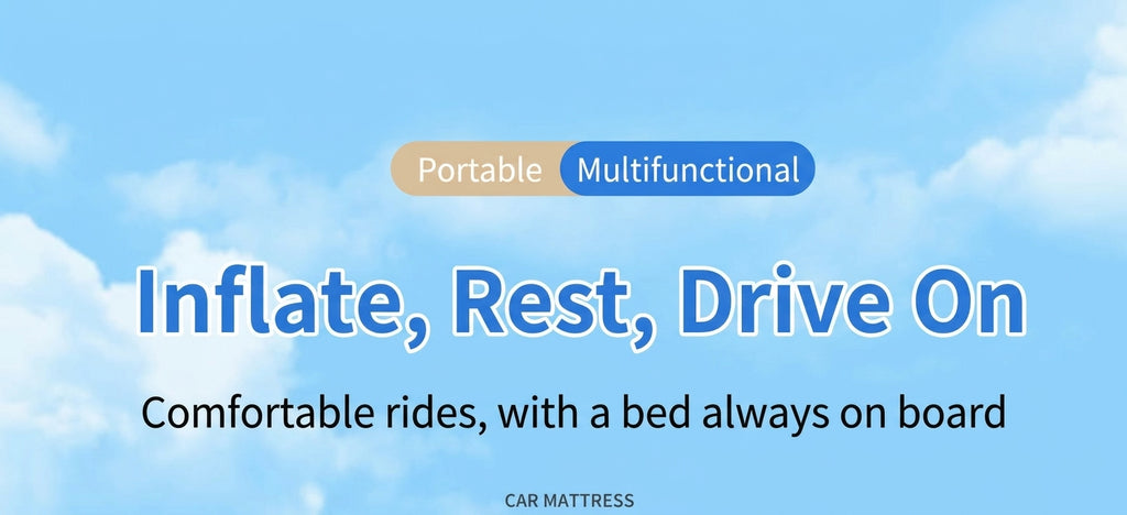Car inflatable bed car rear sleeping pad mattress car sleeping artifact car rear rear seat folding travel bed