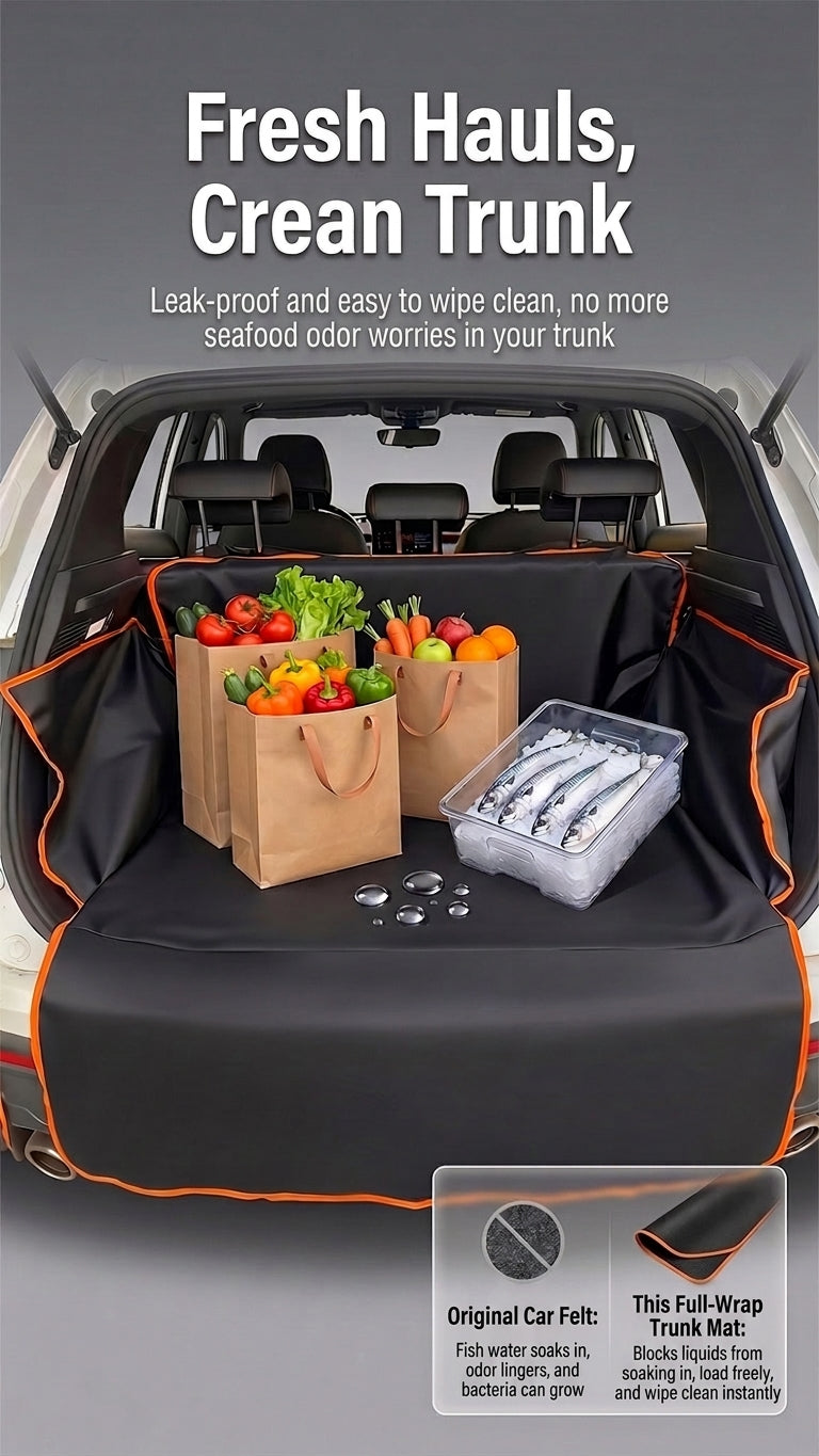 Car trunk pad, car pet pad, anti-dirt and scratch-resistant enlarged rear seat pad, waterproof pet seat pad