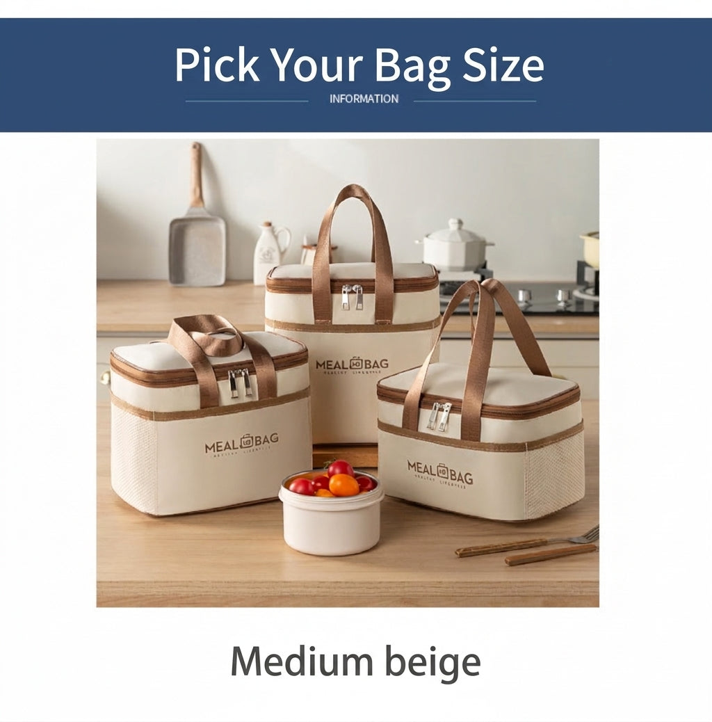 Insulated Lunch Bag, Waterproof Bento Tote