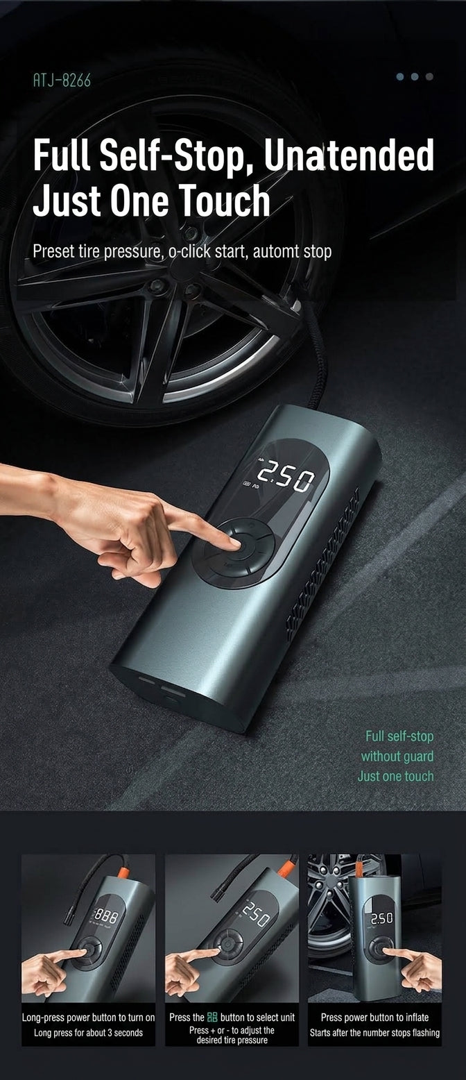 Cross-border Cordless Air Pump Portable Car Electric Pump High Power Tire 12v Car Inflator Pump