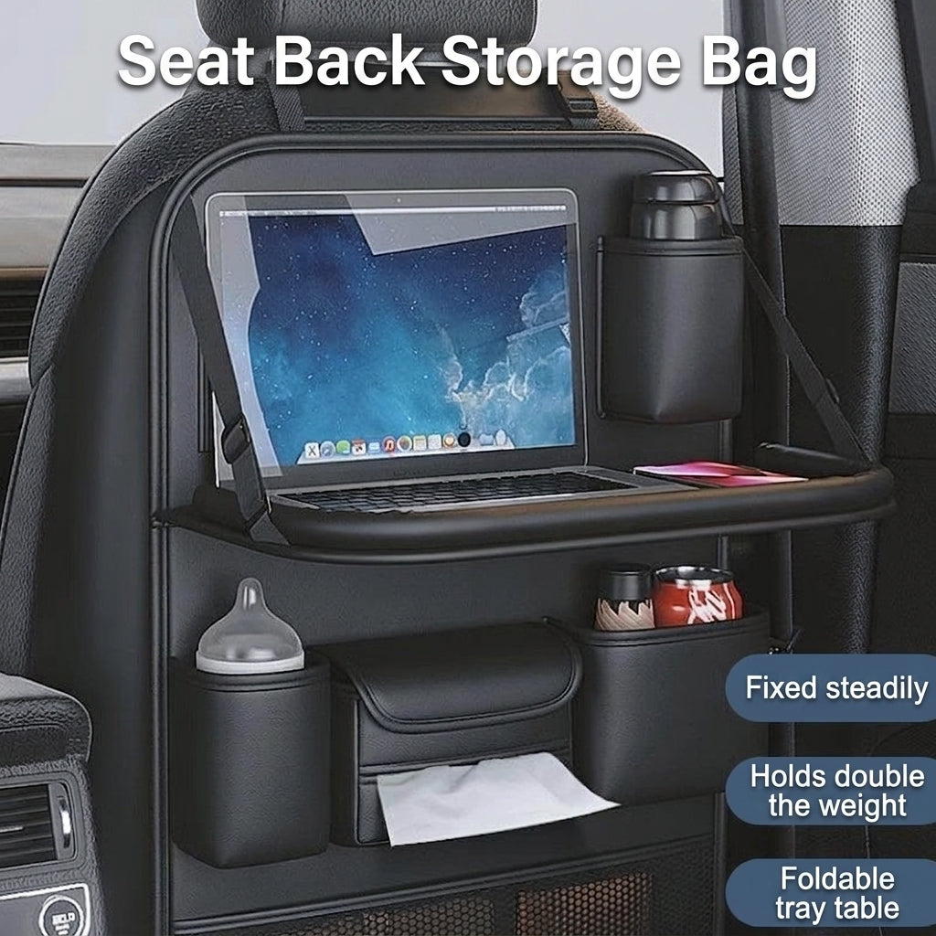 Car seat back, shelf, seat back, storage bag, children's car back seat, folding table, car table, back seat
