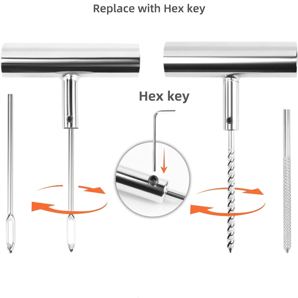 Car Repair Tool Set - Emergency Tire Repair Kit