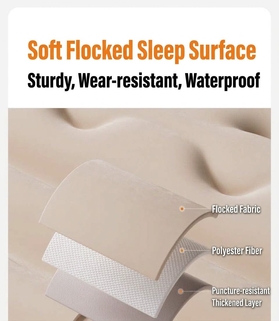 Car rear travel mattress new energy sleeping travel automatic charging and discharging carry leveling to fill the inflatable bed