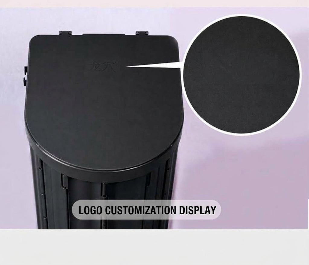 2025 New Model Raised Outdoor Folding Toilet with Lid Portable Car Mobile Toilet Travel Camping Toilet