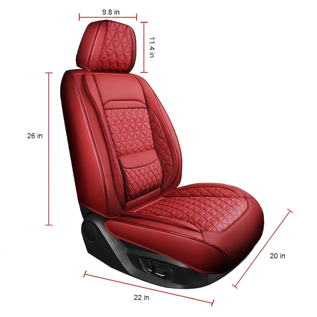 2025 new all-leather fixed lumbar wing Nappa leather car cushion all-season universal full-enveloping seat cover