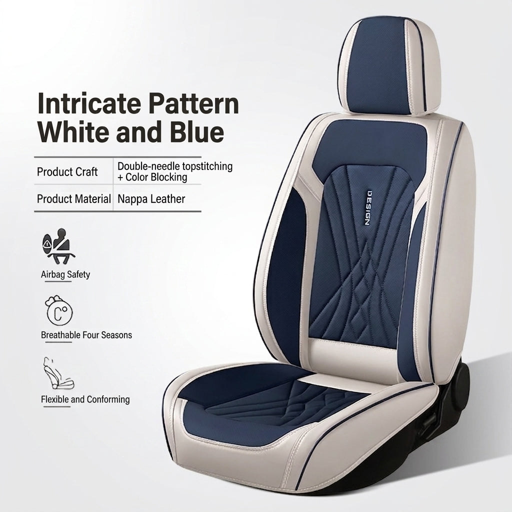 The new Napa leather car cushion is high-end, all-season breathable, perforated, full leather, and fully surrounded seat cover, directly supplied by the manufacturer