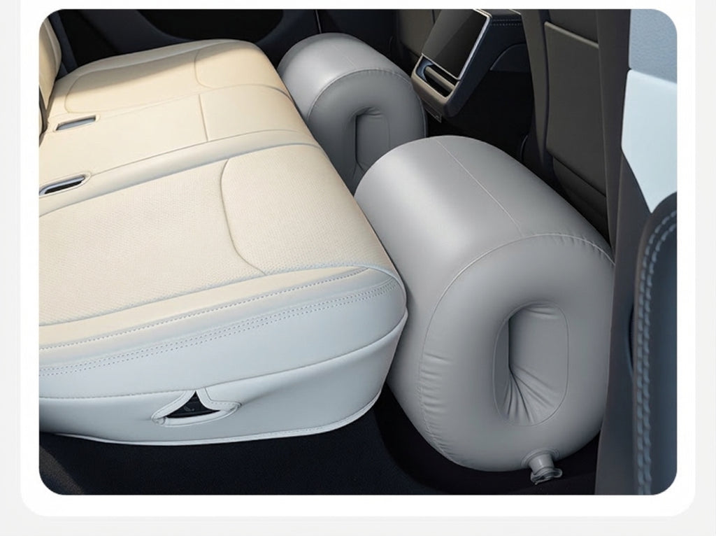 Car inflatable bed footrest rear seat gap pad, car and sedan rear seat gap pad, inflatable interior rest filling pad