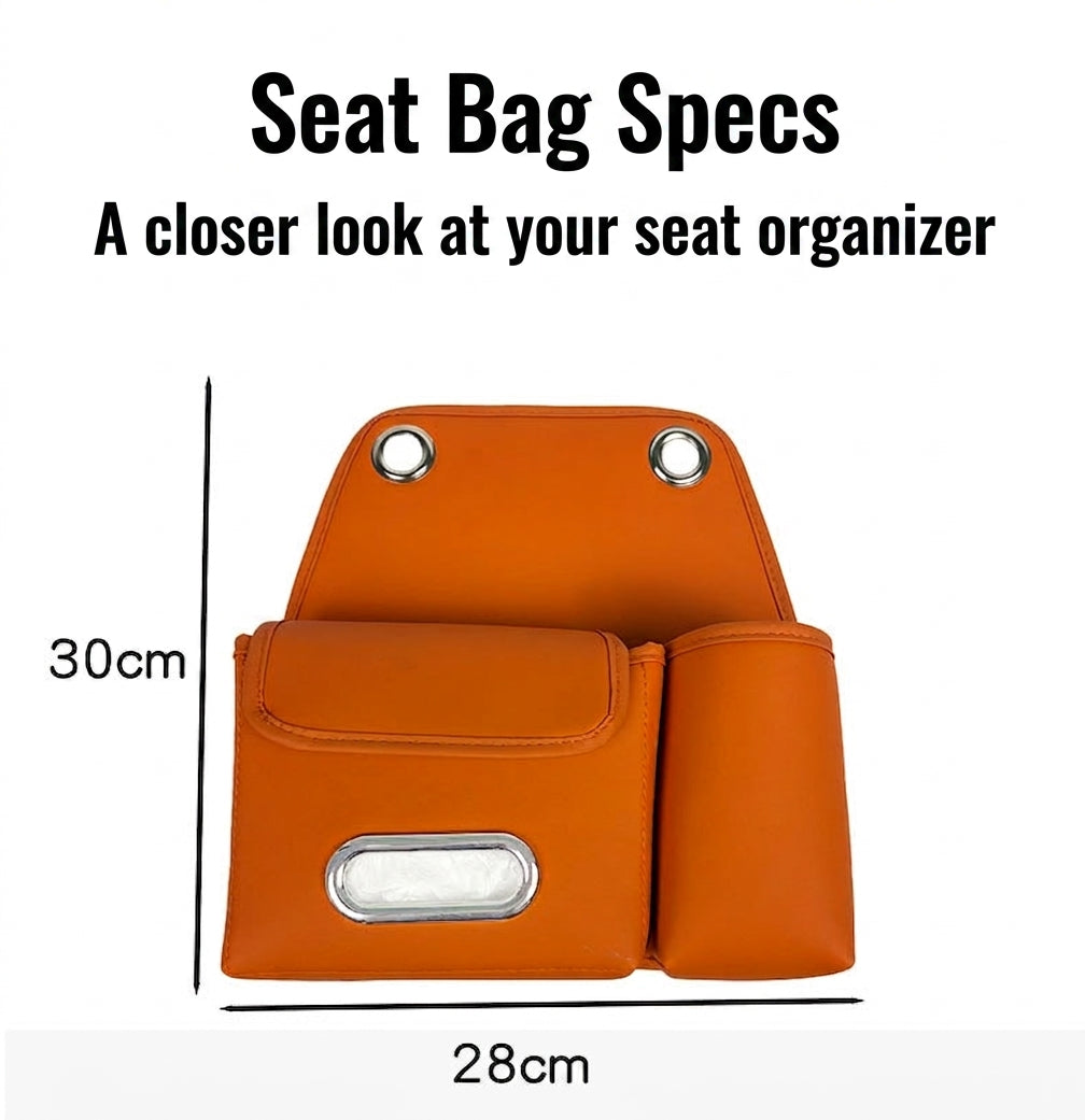 Multifunctional storage bag for car seats, tissue boxes, car storage bags, hanging bags, water cup holders in the car