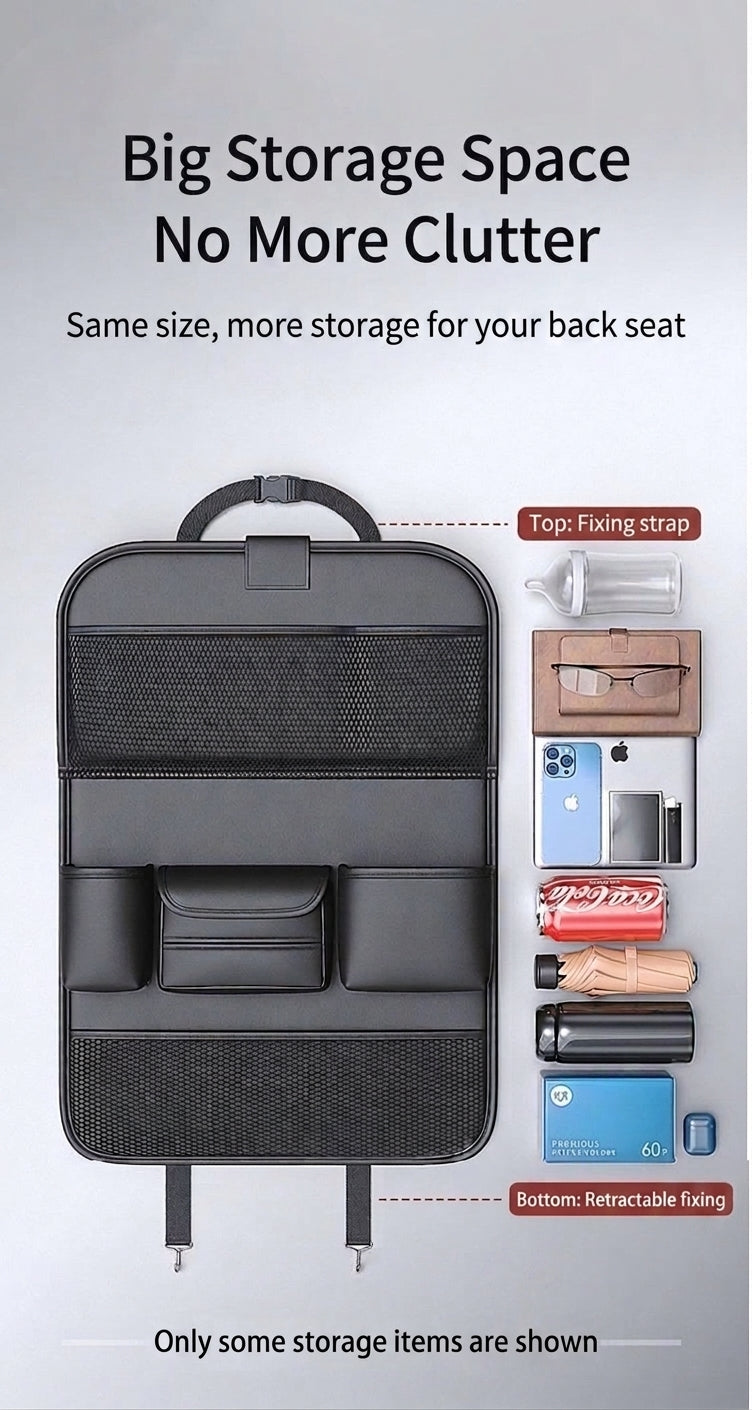 Car seat back, shelf, seat back, storage bag, children's car back seat, folding table, car table, back seat