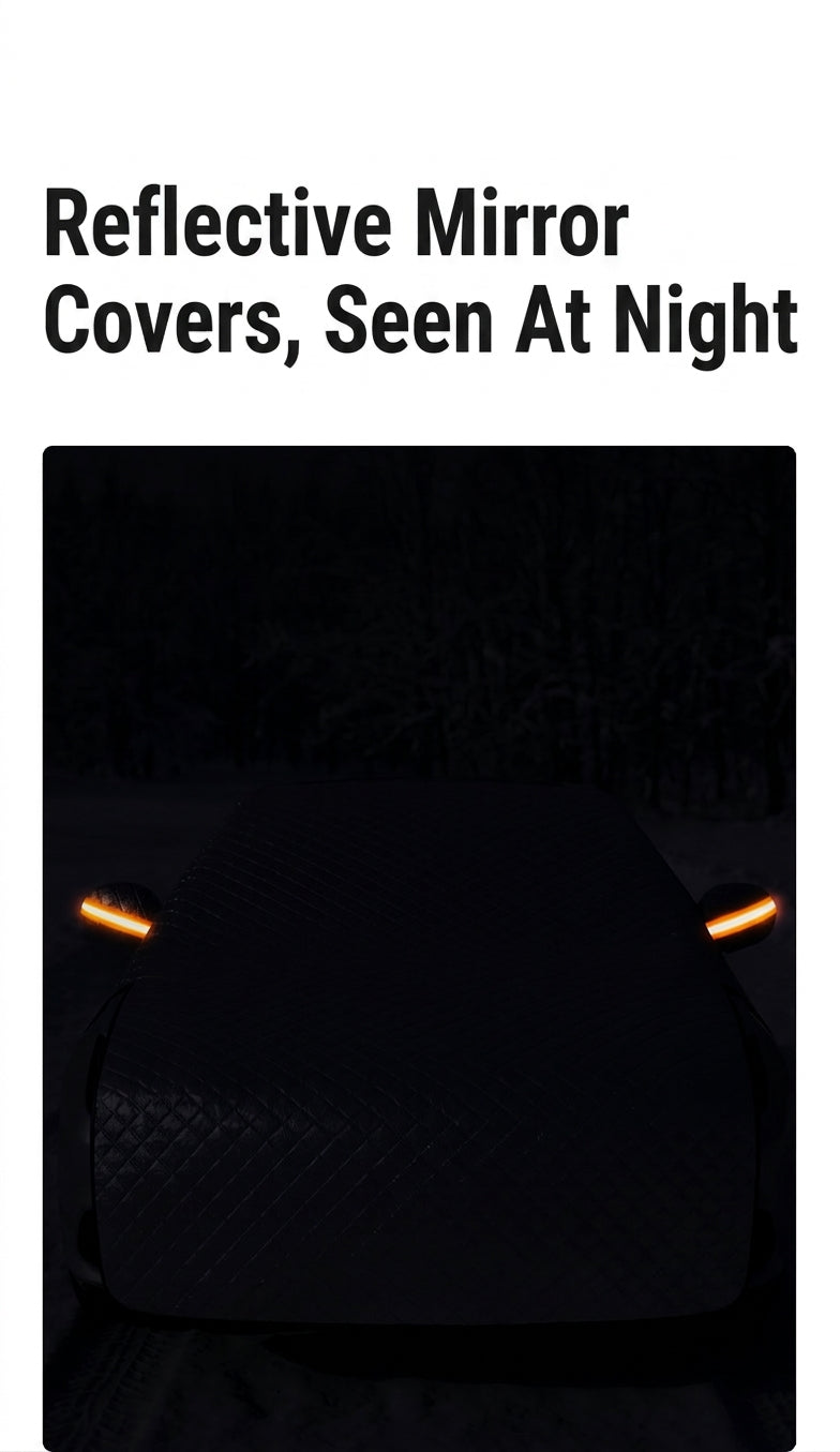 Car Hood & Windshield Snow Cover - Front Half