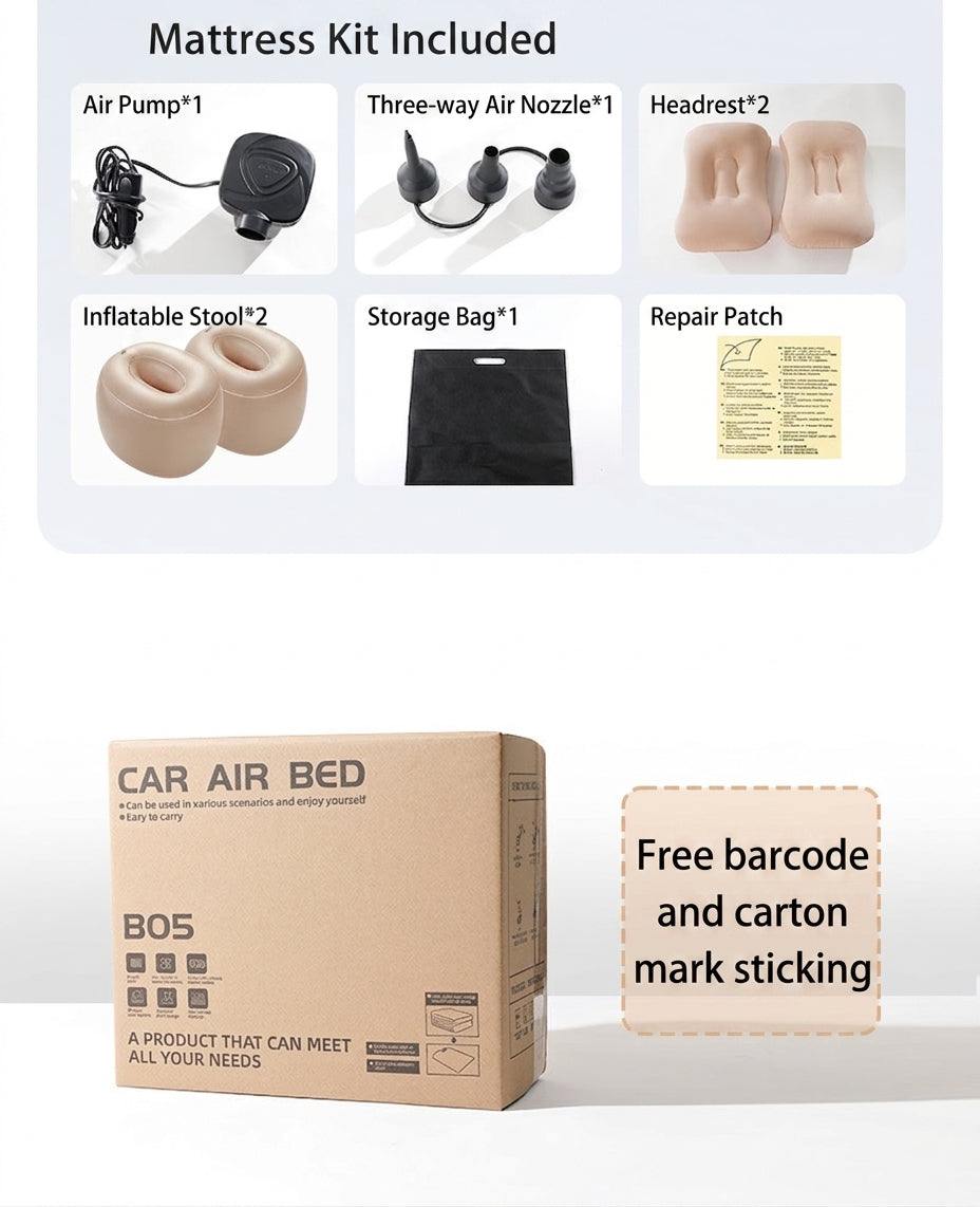 Cross-border car inflatable mattress, rear air mattress, general car, rear seat sleeping pad, Aian, BYD, Qintanghan
