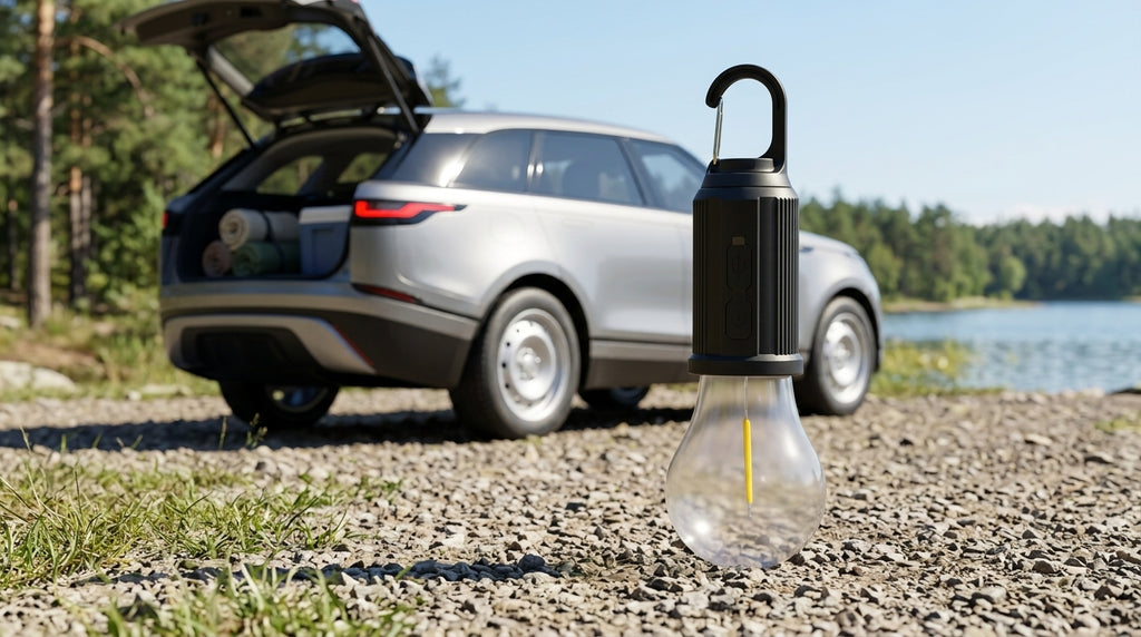 Camping & Outdoor Ambient Lamp with Solar Charging - Campsite Day