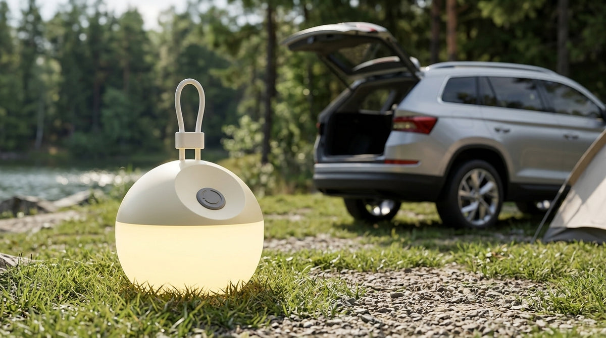 Camping Light - Rechargeable Portable Tent Lighting - Campsite Day