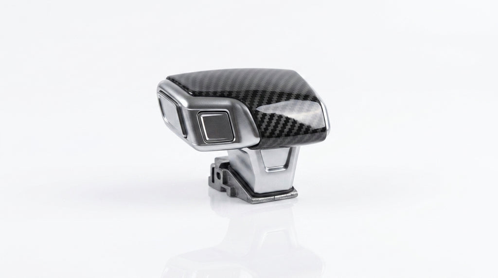 Suitable for Audi A6L A4L Q5LA3Q7Q2L gear shift cover, carbon fiber texture gear lever cover, and automotive interior modification - Hero Shot