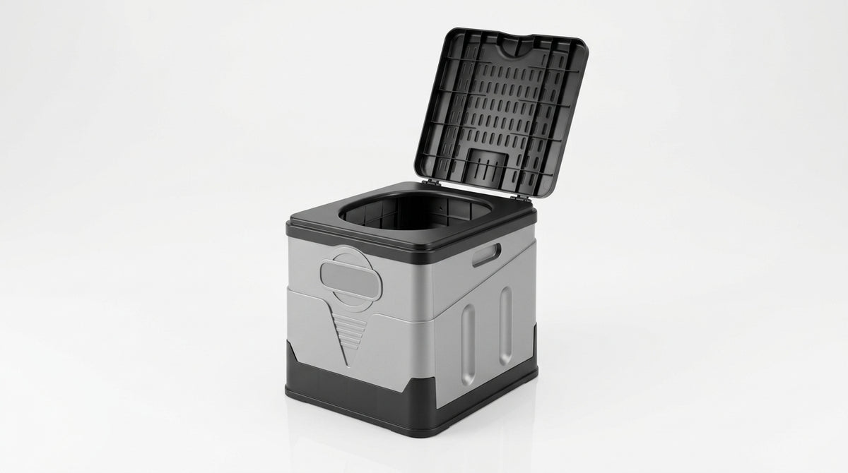 [In Stock Wholesale] Foldable Toilet, Foldable Portable Toilet, Outdoor Camping Van-mounted Toilet, Emergency Toilet - Hero Studio