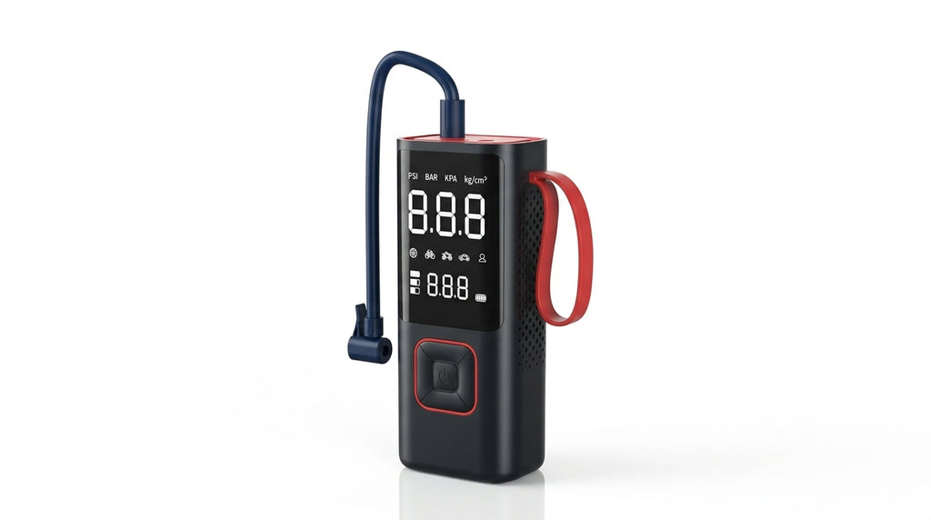 Car Inflator Pump Outdoor Convenient Car Wireless Inflator Pump Digital Tire Pressure Car Tire Electric Pump - Hero Studio