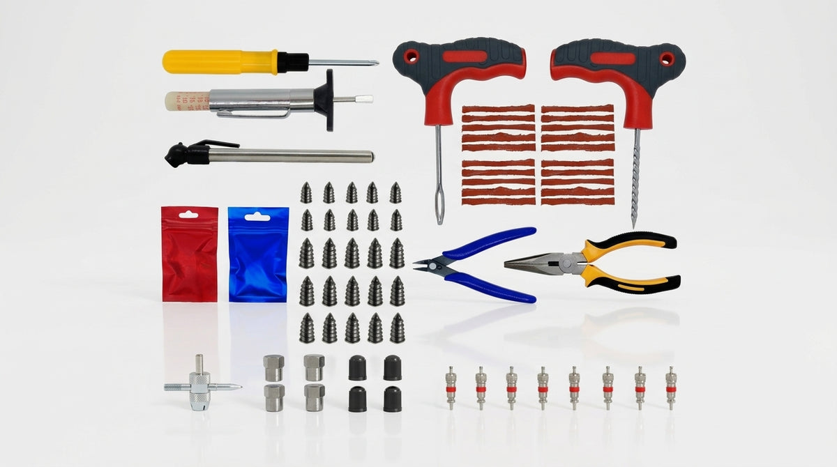 Tire Repair Tool Set - Universal Fit - Hero Studio
