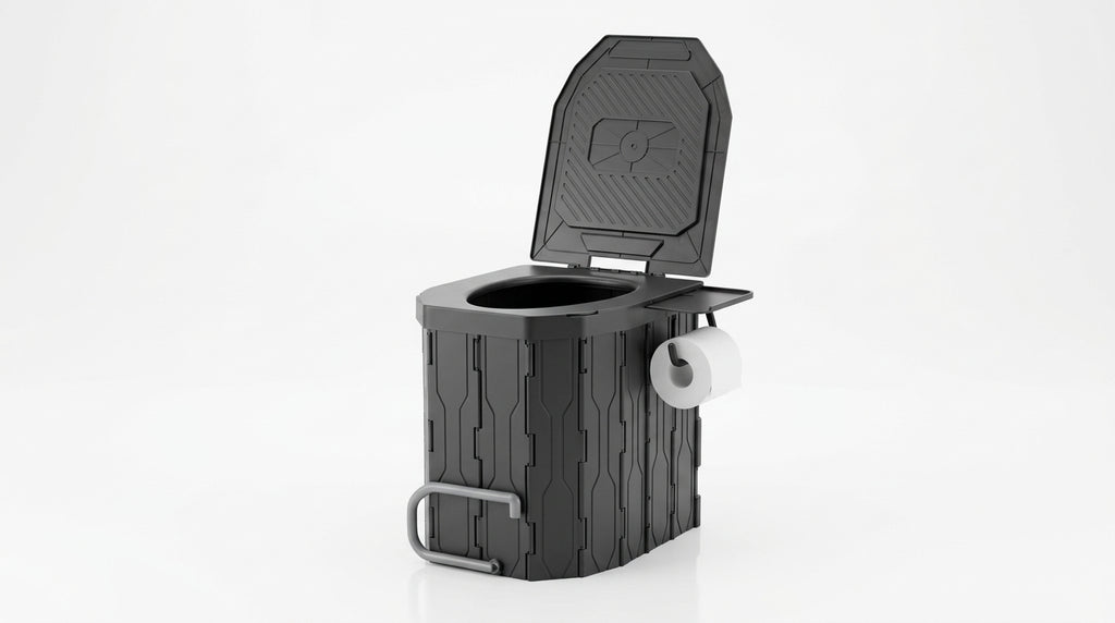 2026 New Widened and Raised Outdoor Folding Toilet Car Mobile Toilet Travel Camping Portable Toilet - Hero Studio
