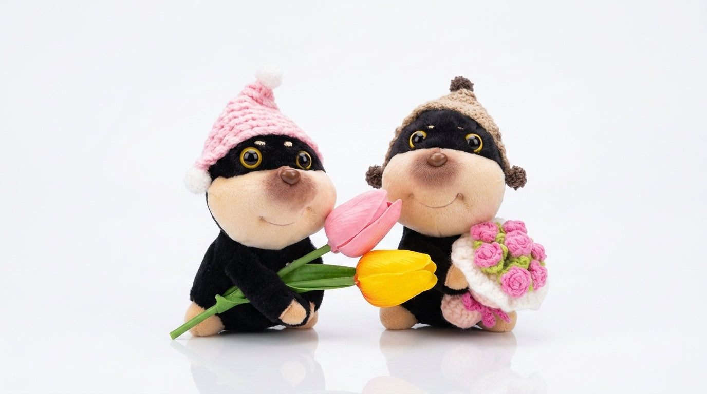 Car ornaments cute dolls bee dog car central control screen party doll display screen decoration car interior products - Hero Studio