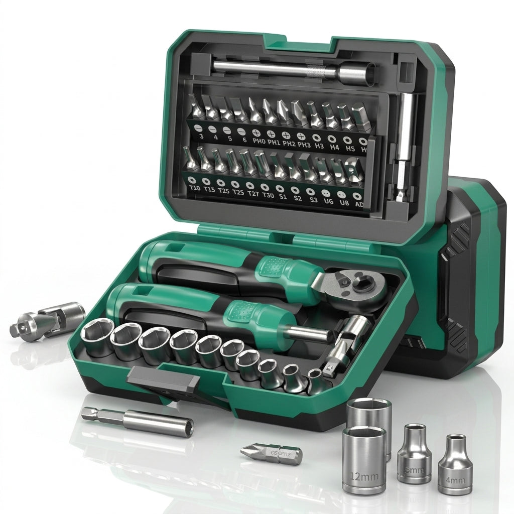 Screwdriver set, motorcycle bike repair tool, repair socket, ratchet wrench, rider tool kit - Hero Studio