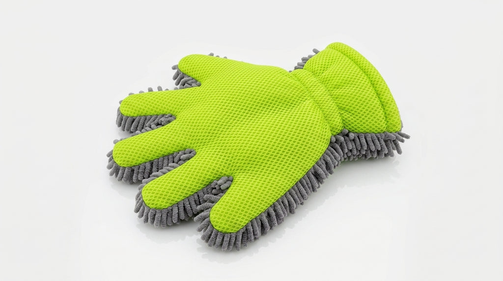 Fride Rich Velvet Thickened Car Wash Gloves Housekeeping Cleaning Gloves Sandwich Mesh Hole Wipe Gloves - Hero Studio