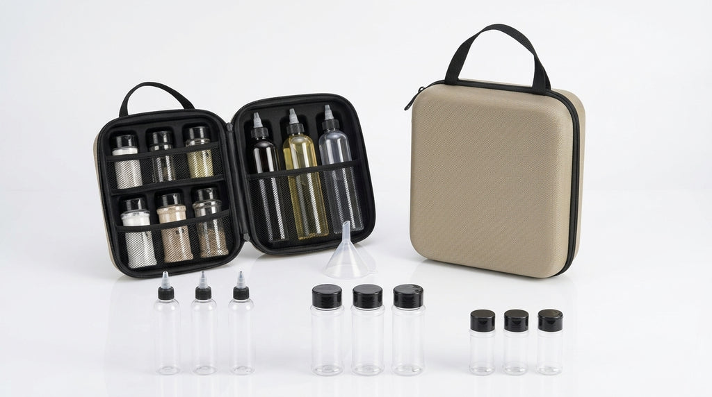 Camping and Outdoor Cooking Seasoning Bottle Set, Outdoor Portable Storage PET Spice Bottle, Repackaging Bottle, Oil Bottle Organizer Bag - Hero Studio