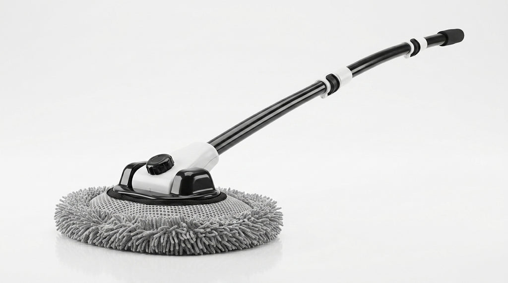 Car Wash Mop Retractable Bending Rod, Car Special Mop, Injury Resistant Car Car Wash Brush, Cleaning Tools, Car Cleaning Tools, Car Polishing Artifact - Hero Studio