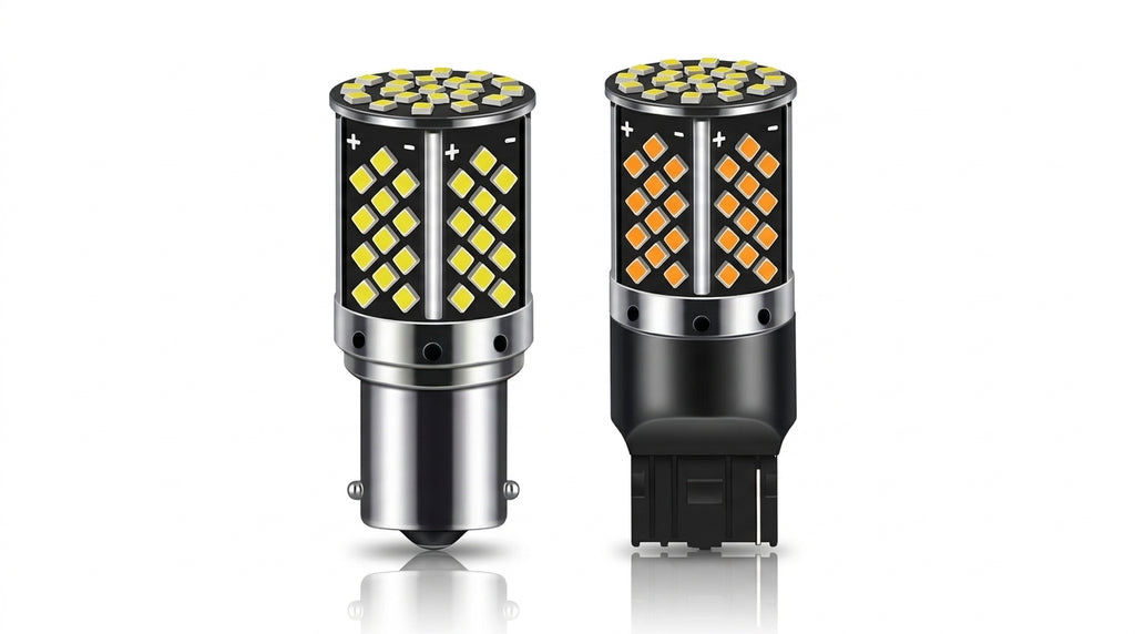 Automotive LED Decoded Turn Signal Anti-Flicker T20 7440 1156 1157 2025 81SMD Brake Light - Hero Studio